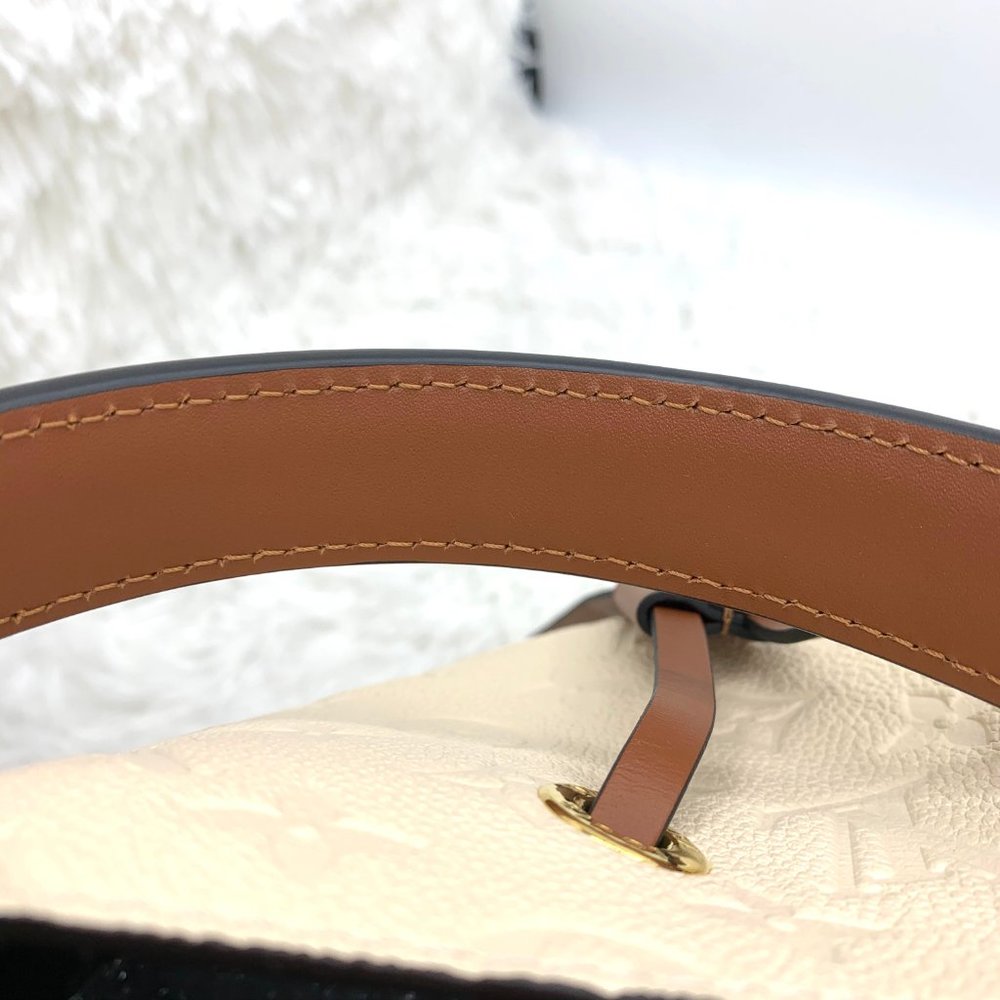āSOLDā Louis Vuitton Empreinte Cream Neonoe MM bag - Picture 14 of 16